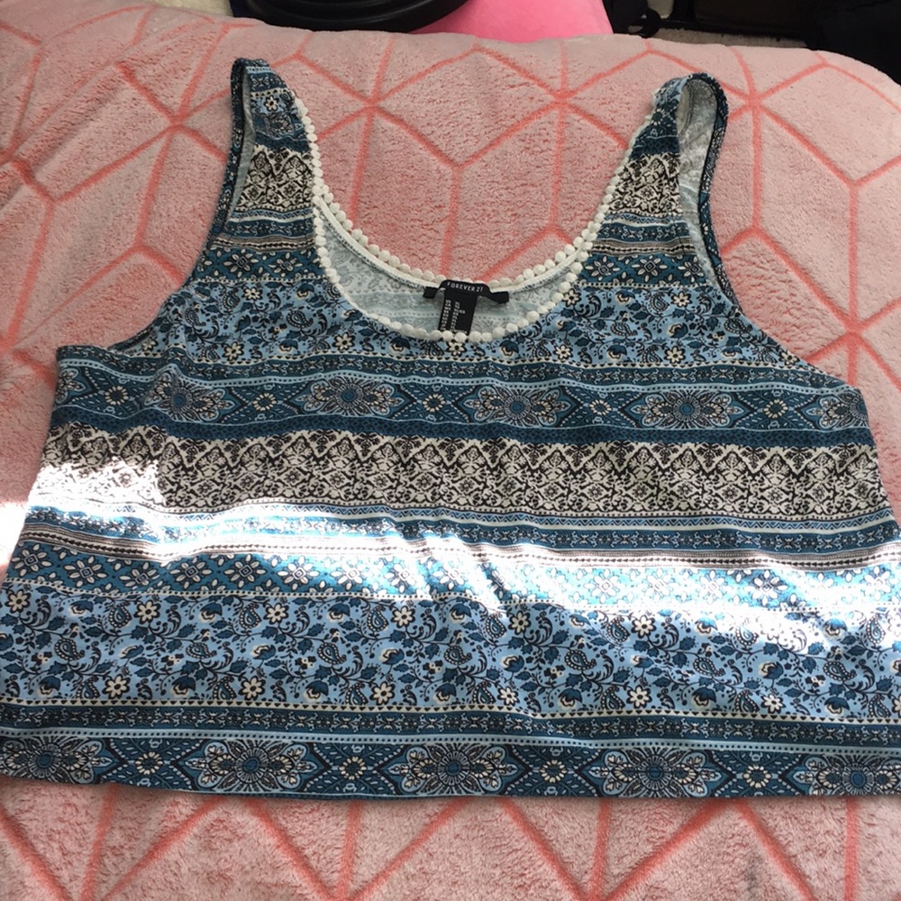 Forever 21 cropped tank top